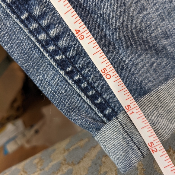 Refuge EUC bib overalls distressed 6 medium wash - Picture 15 of 16